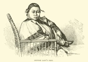 Füße einer chinesischen Dame