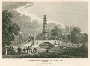 Kínai pagoda és híd, St James