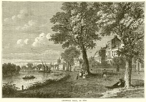 Chiswick Mall, 1820 alkotó: English School
