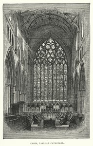 Kórus, Carlisle katedrális (metszet) alkotó: English School