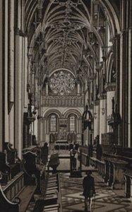Christ Church Cathedral, Oxford (litho) alkotó: English School
