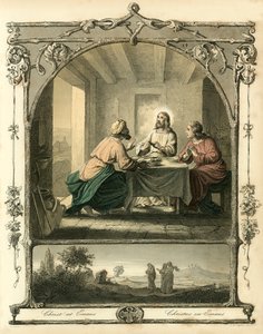Krisztus Emmausban alkotó: English School