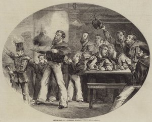 Karácsony egy külföldi állomáson (metszet) alkotó: English School