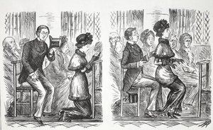 Egyházi modor, Punch illusztrációja alkotó: English School
