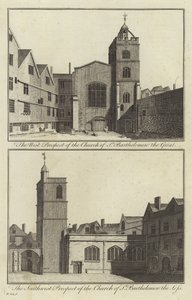 Nagy Szent Bertalan templom és Kisebb Szent Bertalan templom, London alkotó: English School