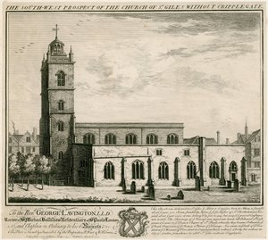 St Giles templom Cripplegate nélkül, London alkotó: English School