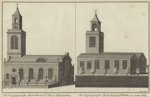 Szent Mária templom, Aldermanbury és Church of Allhallows a London Wallon, London