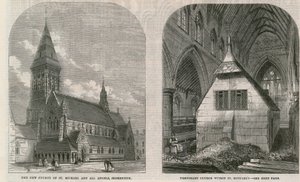Szent Mihály és minden angyal templom, Shoreditch alkotó: English School