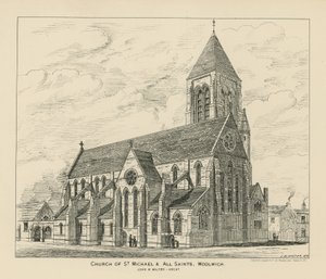 Szent Mihály és Mindenszentek temploma Woolwichban alkotó: English School