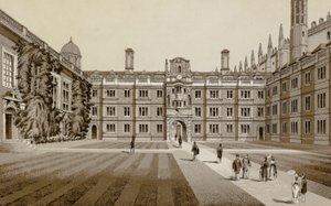 Clare College (litho) alkotó: English School