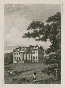 Claremont House, Esher, Surrey (metszet) alkotó: English School