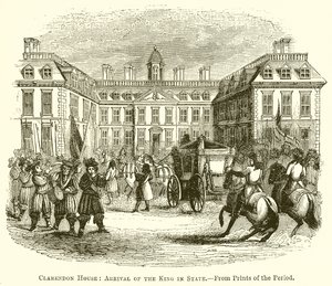 Clarendon House: A király érkezése az államba