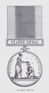 Clarke érem (litho) alkotó: English School