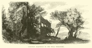 Claudianisches Aquädukt in der Villa Wolkonsky von English School