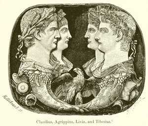 Claudius, Agrippina, Livia és Tiberius alkotó: English School