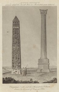 Kleopátras tű és a Pompeius-oszlop néven ismert Alexandriai oszlop alkotó: English School