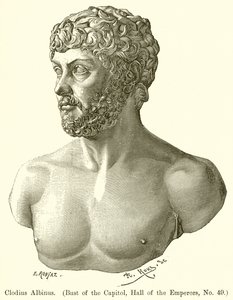 Clodius Albinus. (A Capitolium mellszobra, Császárok terme, 49. sz.)