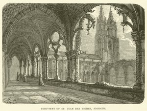 St Jean des Vignes kerengő, Soissons (metszet) alkotó: English School