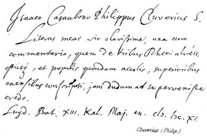 Cluverius (Philip) alkotó: English School