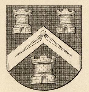 A Szabadkőművesek Társaságának címere, a "The History of Freemasonry, II. kötet"-ből, kiadta Thomas C. Jack, London, 1883. alkotó: English School