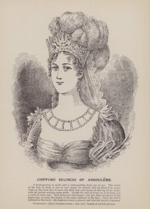 Coiffure Duchess of Angouleme (metszet) alkotó: English School