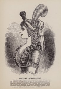 Coiffure Merveilleuse (metszet) alkotó: English School