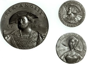 VIII. Henriket és Boleyn Annát ábrázoló érmék (arany)