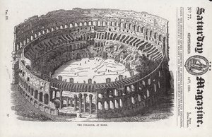 Colosseum, Róma (metszet) alkotó: English School