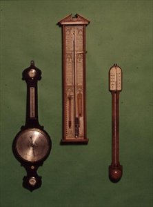 Viktoriánus barométerek gyűjteménye, 1880 körül alkotó: English School