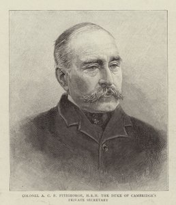 A. C. F. Fitzgeorge ezredes, Cambridge hercegének magántitkára (metszet) alkotó: English School