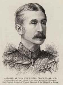 Arthur Chichester Crookshank ezredes (metszet) alkotó: English School