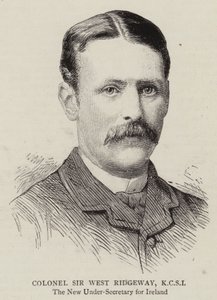 Sir West Ridgeway ezredes, KCSI (metszet) alkotó: English School