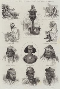 Gyarmati és indiai kiállítás, az Indiai Birodalom (metszet) alkotó: English School