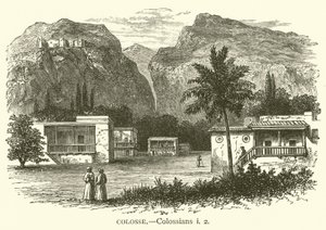 Colosse, Colossians, i, 2 (metszet) alkotó: English School