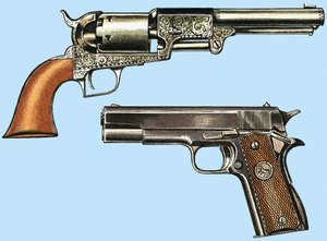 Colt Revolver és automata alkotó: English School
