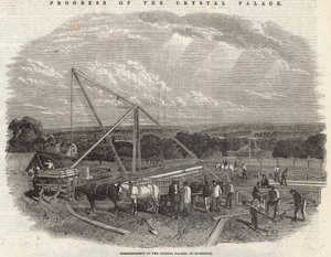 A Crystal Palace kezdete Sydenhamban alkotó: English School
