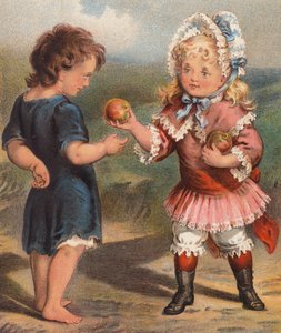 Társak (színes litográfia) alkotó: English School