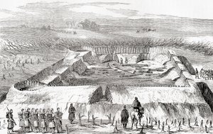 Konföderációs erődítmények a Manassas Junctiontől északra, Ward and Lock