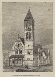 Congregational Church, Caterham, Surrey (metszet) alkotó: English School