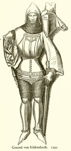 Conrad von Bickenbach. 1393 alkotó: English School