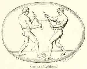 Wettkampf der Athleten von English School