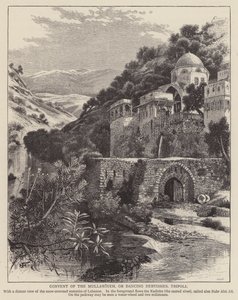 Mullawiyeh kolostor vagy Táncoló dervisek, Tripoli (metszet) alkotó: English School