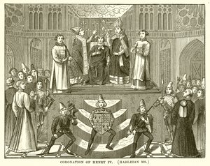 Henrik koronázása IV. (Harleian Ms) alkotó: English School
