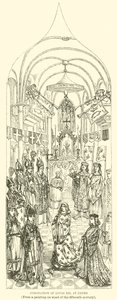 XII. Lajos koronázása Reimsben alkotó: English School