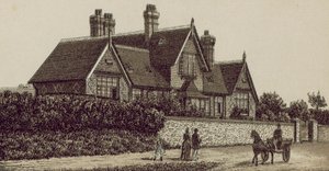 Cottage Hospital, Petersfield (litográfia) alkotó: English School