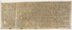 Cotton Augustus ii 18, Wealdhere levél, 704 körül, a legkorábbi levélzárás alkotó: English School