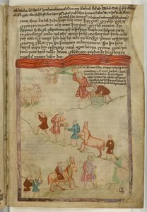 Cotton Claudius B. IV f.38, Genesis. Egy utazás története a „régi angol hexateuchból” (vellum) alkotó: English School