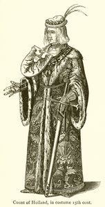 Holland gróf, jelmezben 15. század alkotó: English School