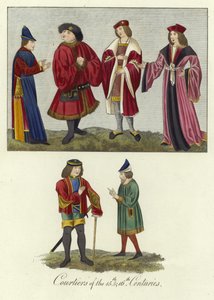 15. és 16. századi udvarnokok alkotó: English School