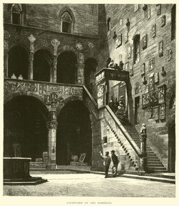 A Bargello udvara alkotó: English School